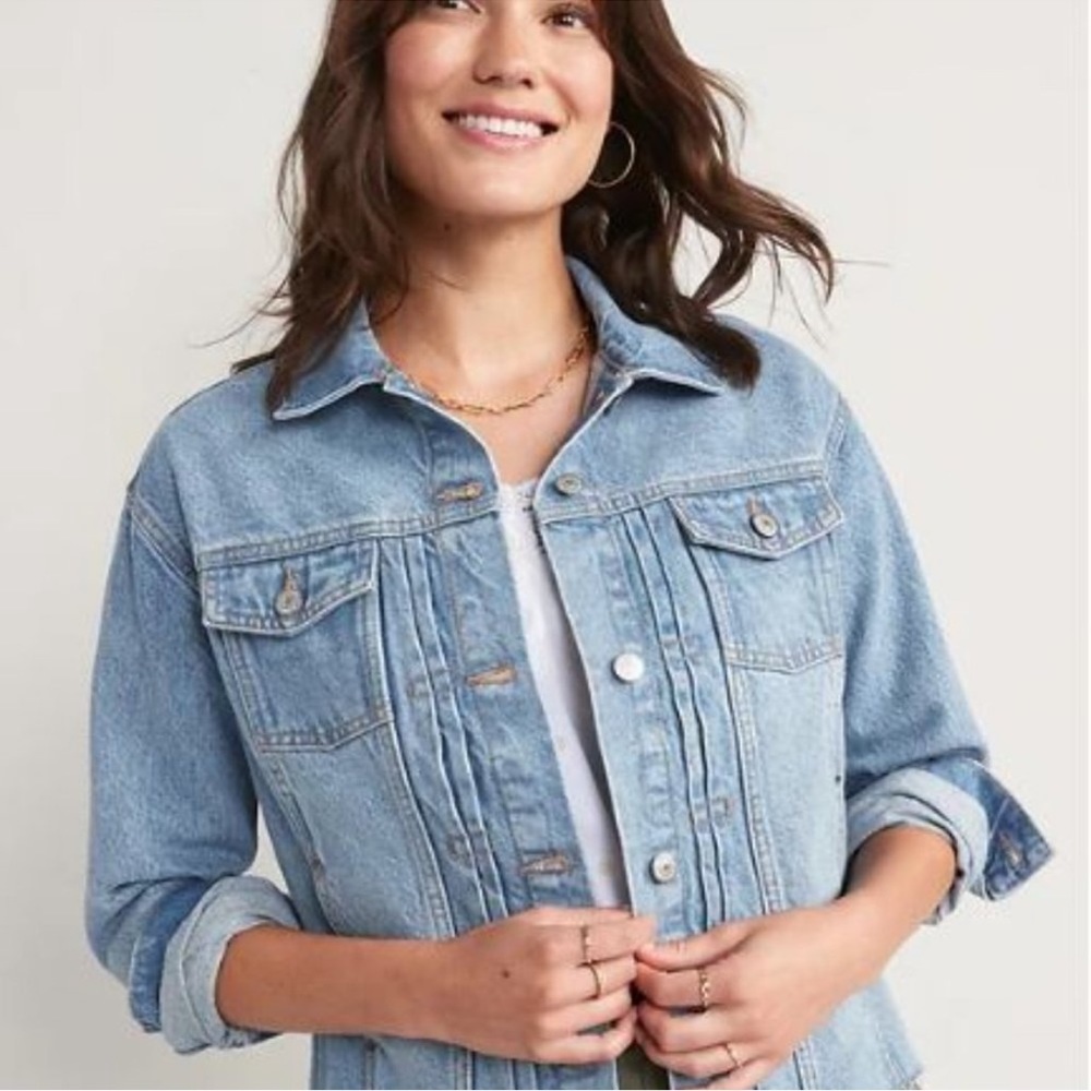 Old Navy Cut-Off Jean Jacket